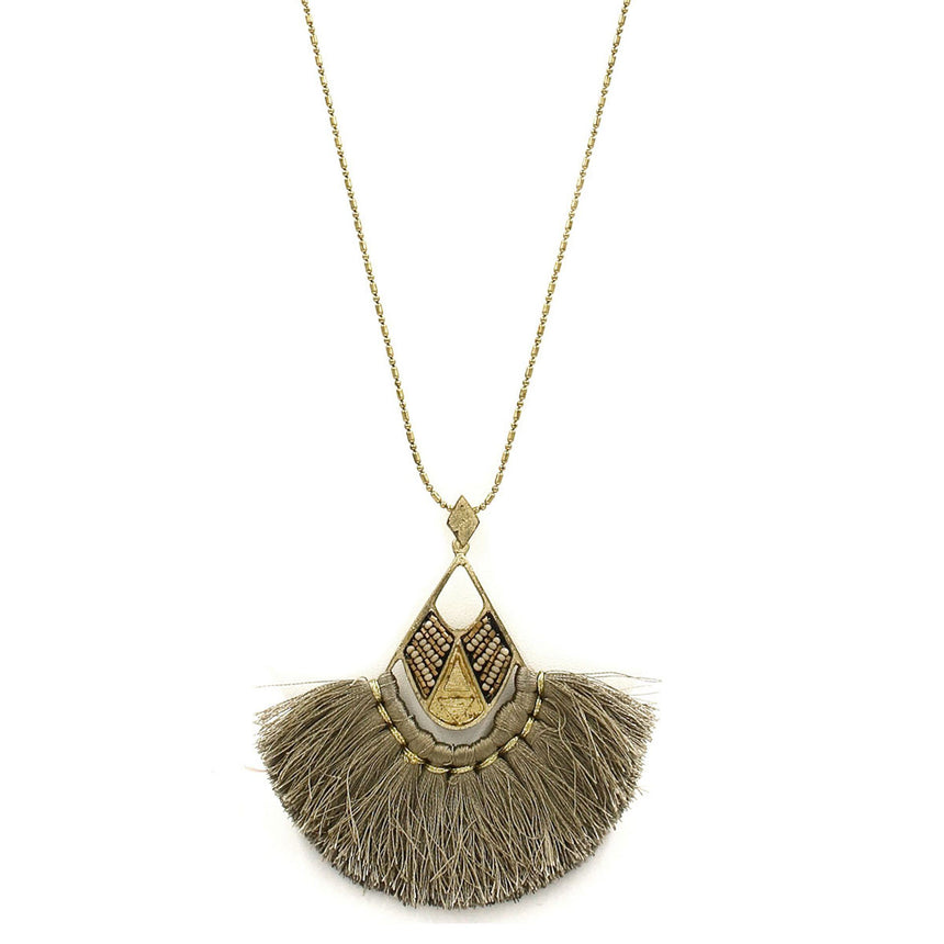 'Night Fever' Fringe Necklace - Arlo and Arrows