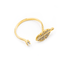 Leaf Ring 14k Gold Top View