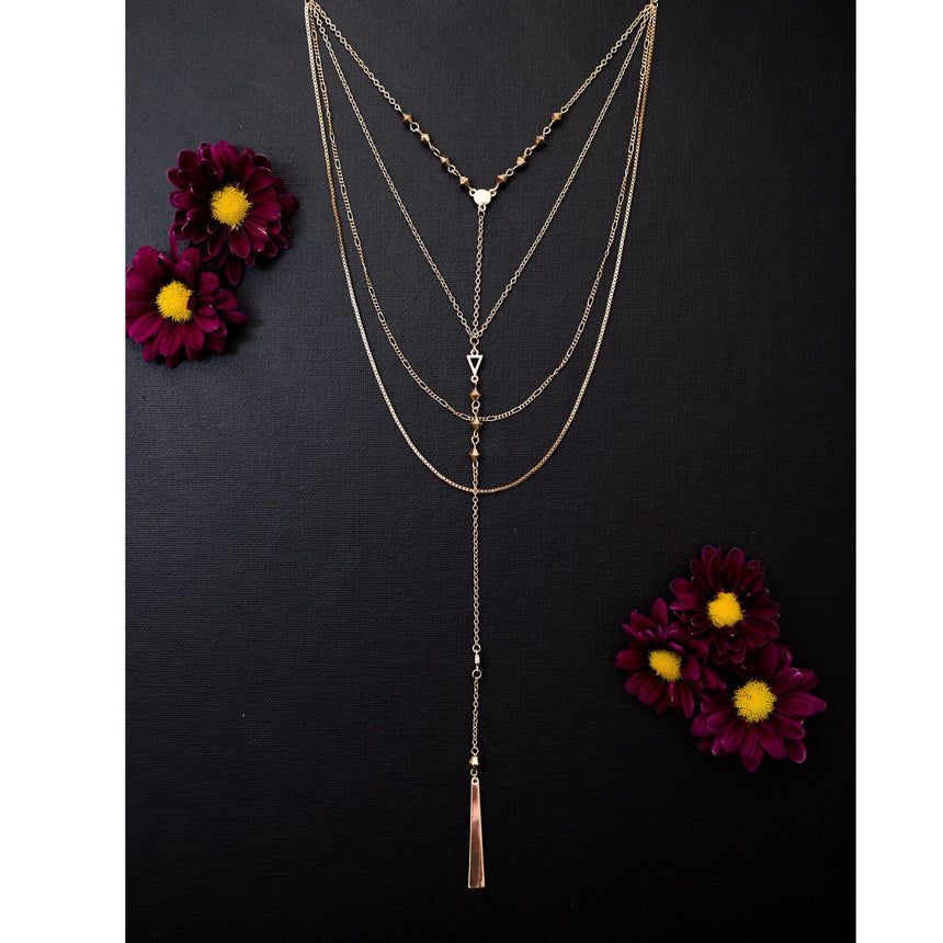 'Y-Not' Layered Necklace - Arlo and Arrows