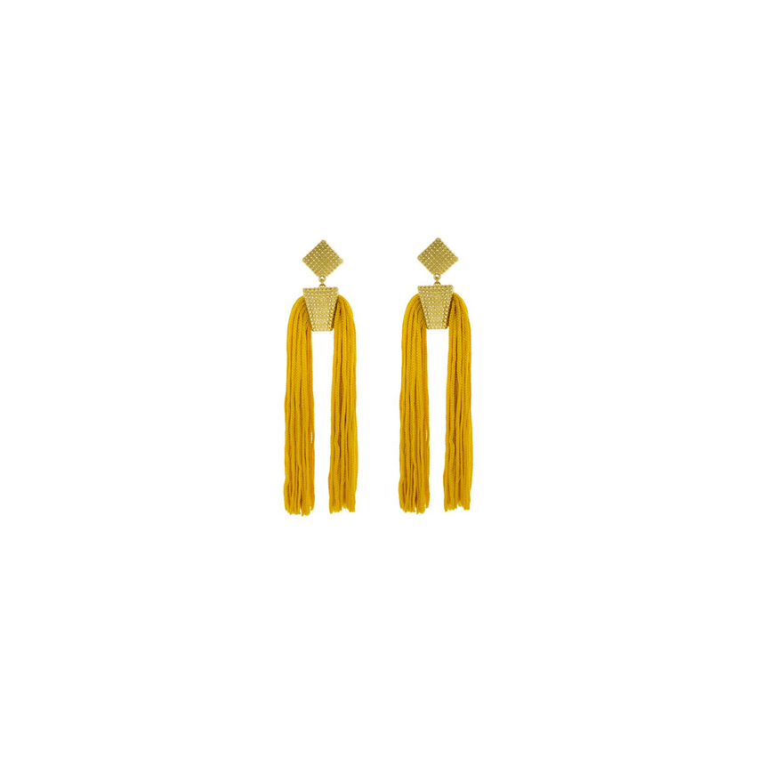 Gold Double Tassel Earrings - Arlo and Arrows