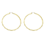 Hammered Gold Hoop Earrings - Arlo and Arrows