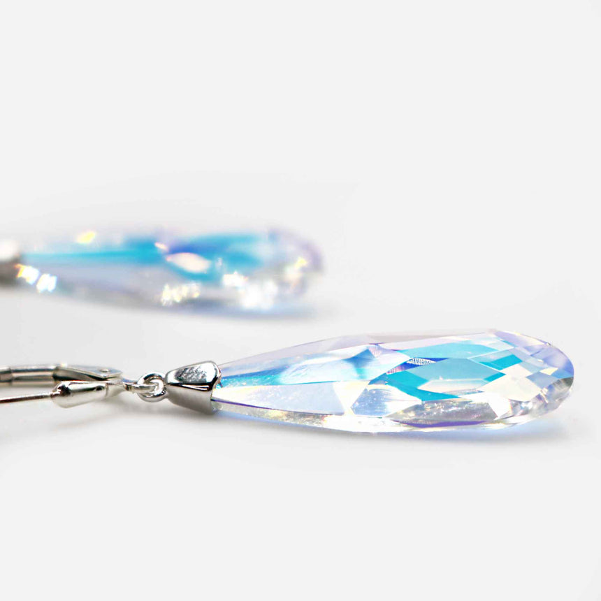 Swarovski Crystal Lever Earrings