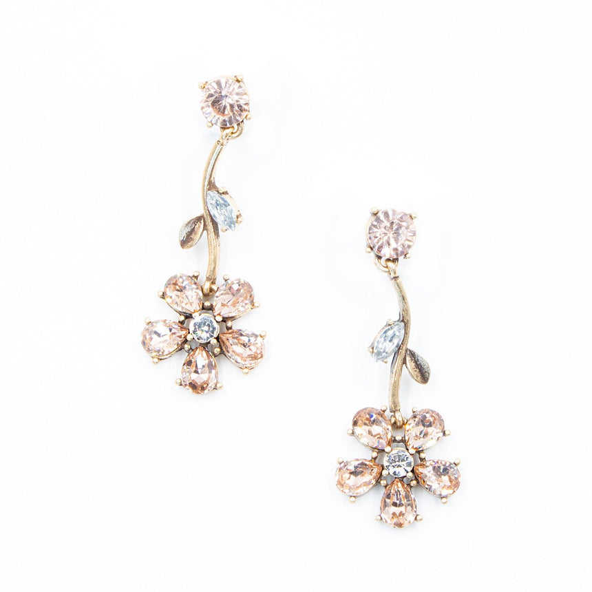 Floral Drop Earrings - Arlo and Arrows