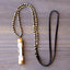 Beaded And Suede Necklace With Mother Of Pearl Pendant - Arlo and Arrows