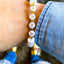 The Mama Letter Bead Bracelet - Bourbon And Boweties