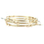 Gold Bangle Stacker Bracelets (Set of 3)