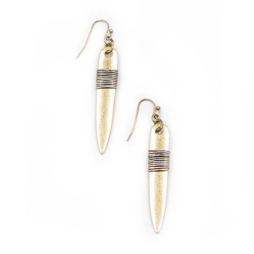 'Wrapped' Coiled Drop Earrings (2 Variations) - Arlo and Arrows