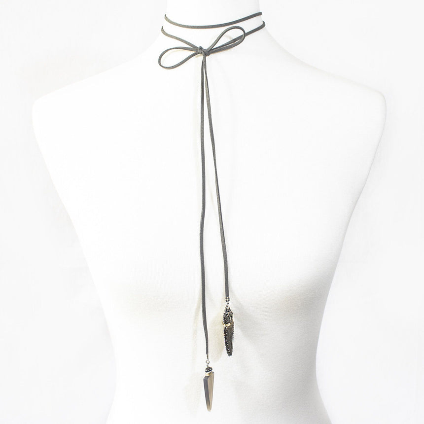 'Arrowhead' Choker Necklace (2 Variations) - Arlo and Arrows