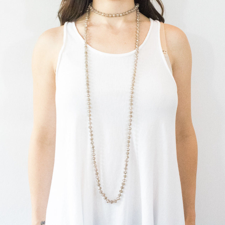 'Cadence' Layered Bead Necklace - Arlo and Arrows