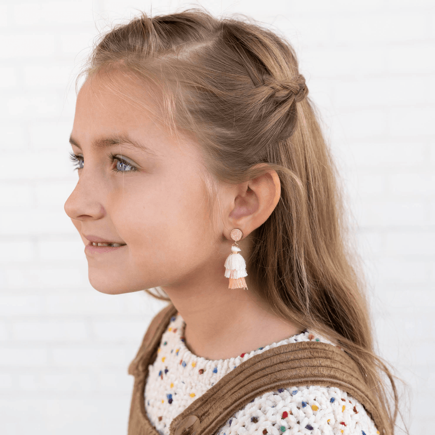 Tassel Earrings For Little Girls