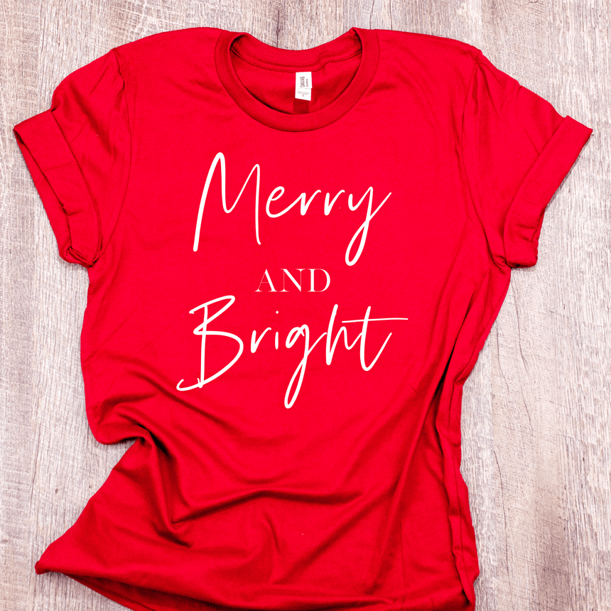Women's Merry And Bright Shirt - Arlo And Arrows
