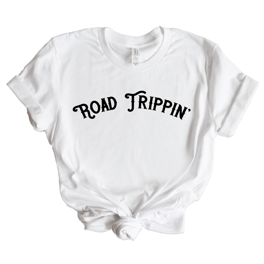 Women's Road Trip Graphic Tee In White - Arlo And Arrows 