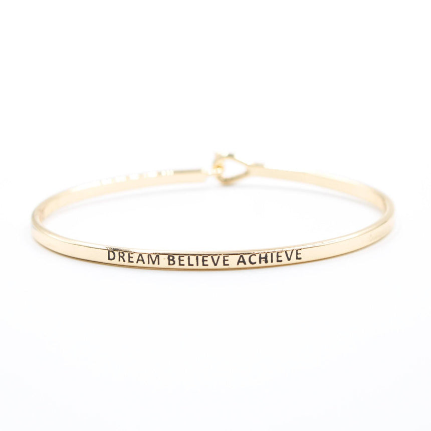'Dream Believe Achieve' Bracelet - Arlo and Arrows