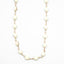 Off-White and Gold Bead and Chain Necklace I - Arlo and Arrows