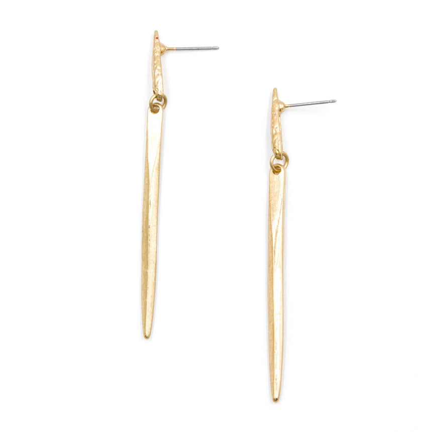 'A Dash of Vice' Gold Drop Earrings - Arlo and Arrows