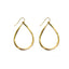 'Tina' Gold Twist Teardrop Earrings - Arlo and Arrows