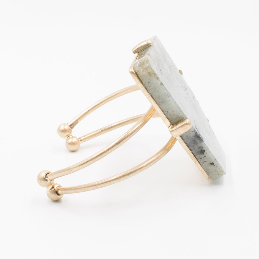 'Lynn' Stone Bracelet in Mint - Arlo and Arrows