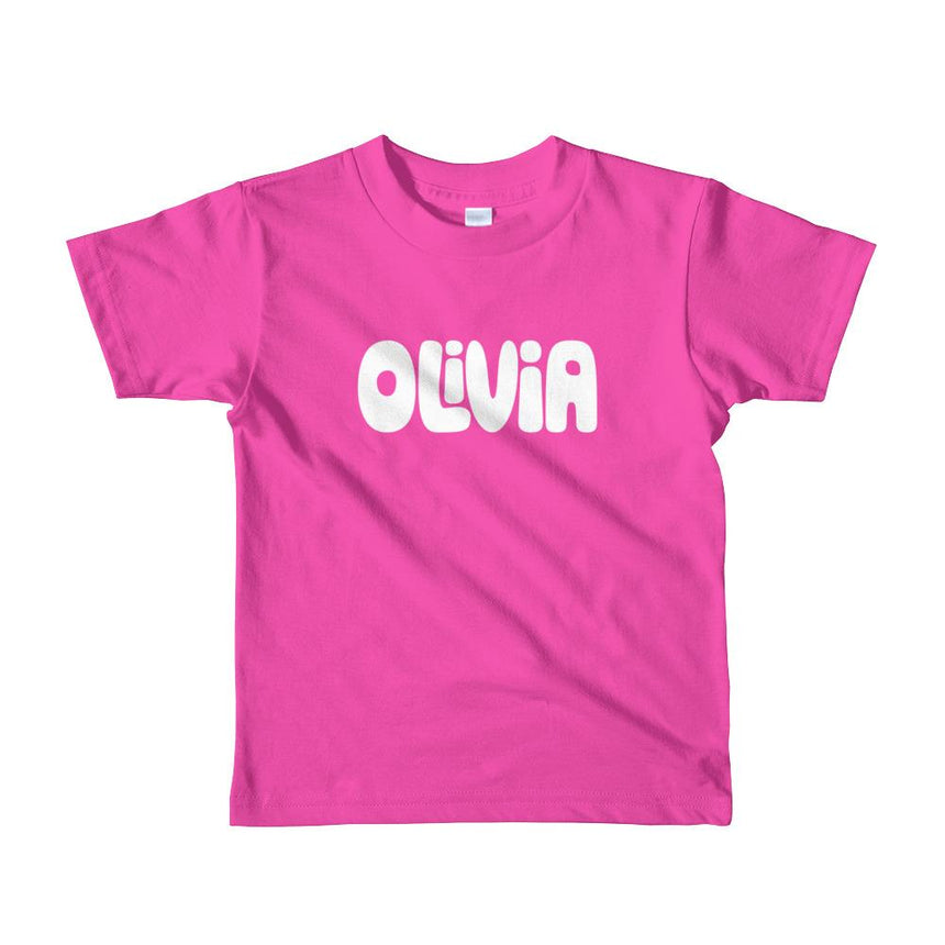 Pink Name Shirt For Toddlers