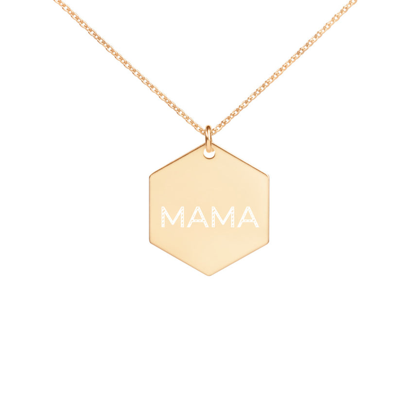 Gold Coated Mama Necklace