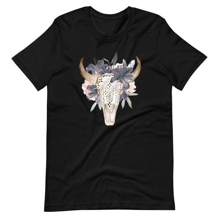 Women's Cow Head Shirt Texas