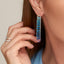 Stacked Gradient Crystal Drop Earring Jewelry